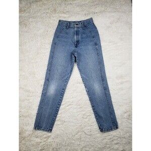 Vintage 80s Chic Women's Jeans Mom High Rise Tapered Size 7 Acid Wash